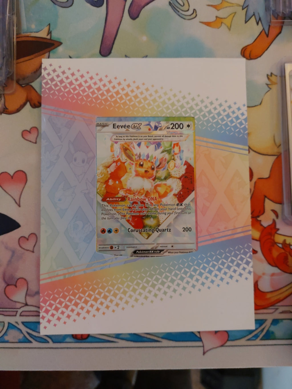 Pokémon TCG Eevee EX 174 Holo Promo Card Prismatic Evolutions