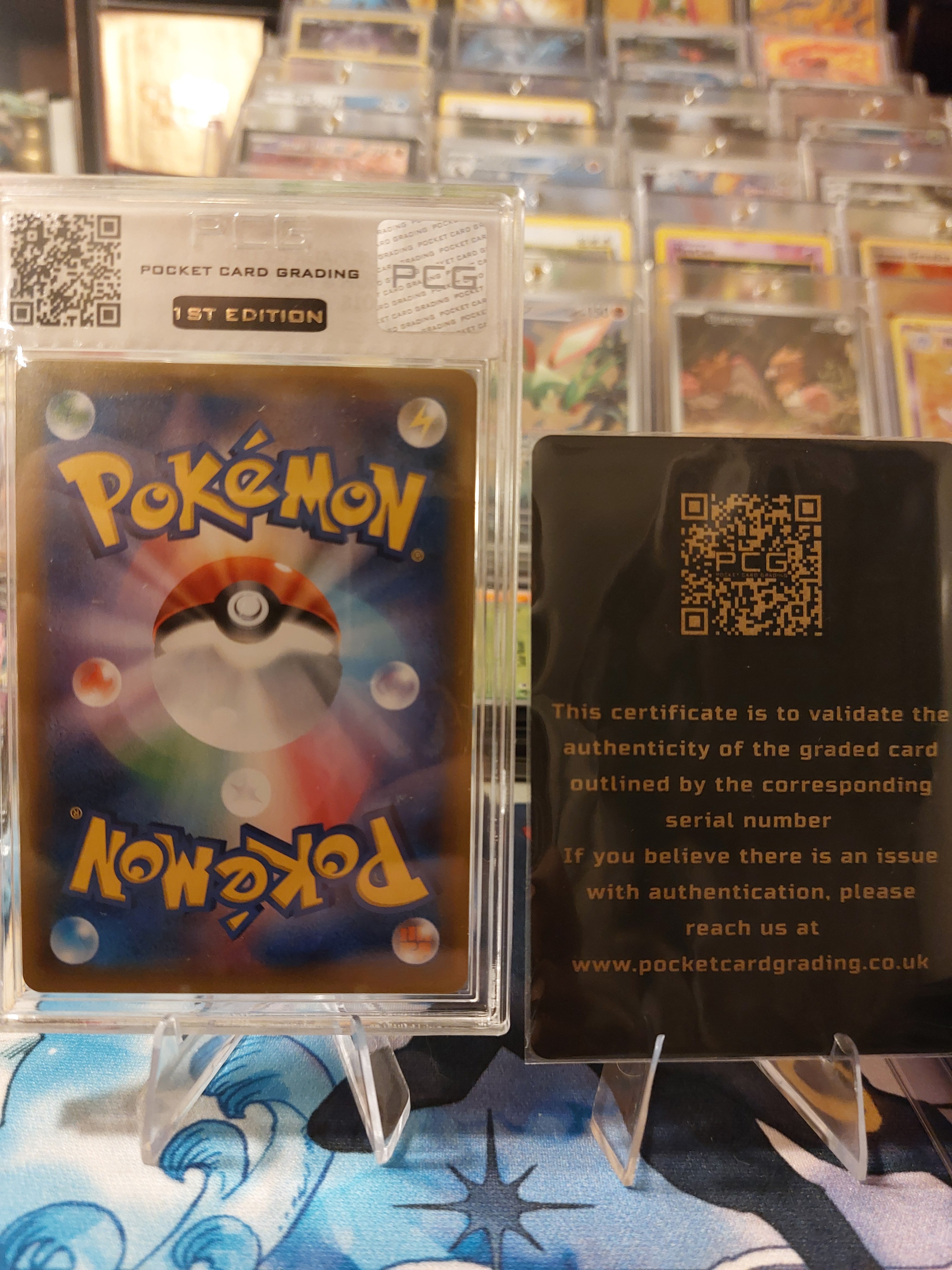 PCG 10 Celebi and Venusaur GX Sun And Moon Tag Bolt 2018 With Certification